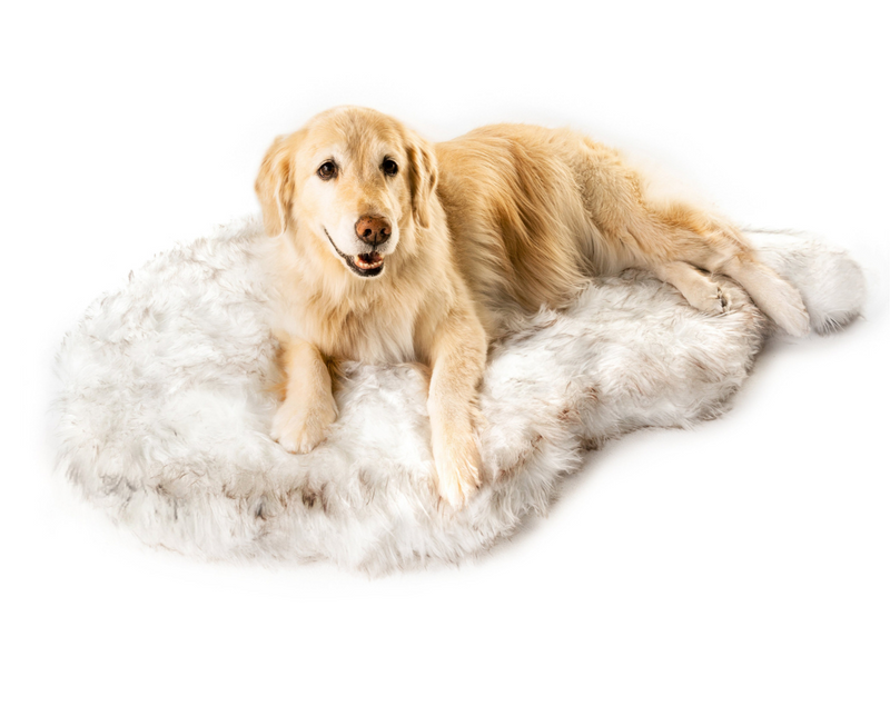 Nîrwa Faux Fur Orthopedic Dog Bed